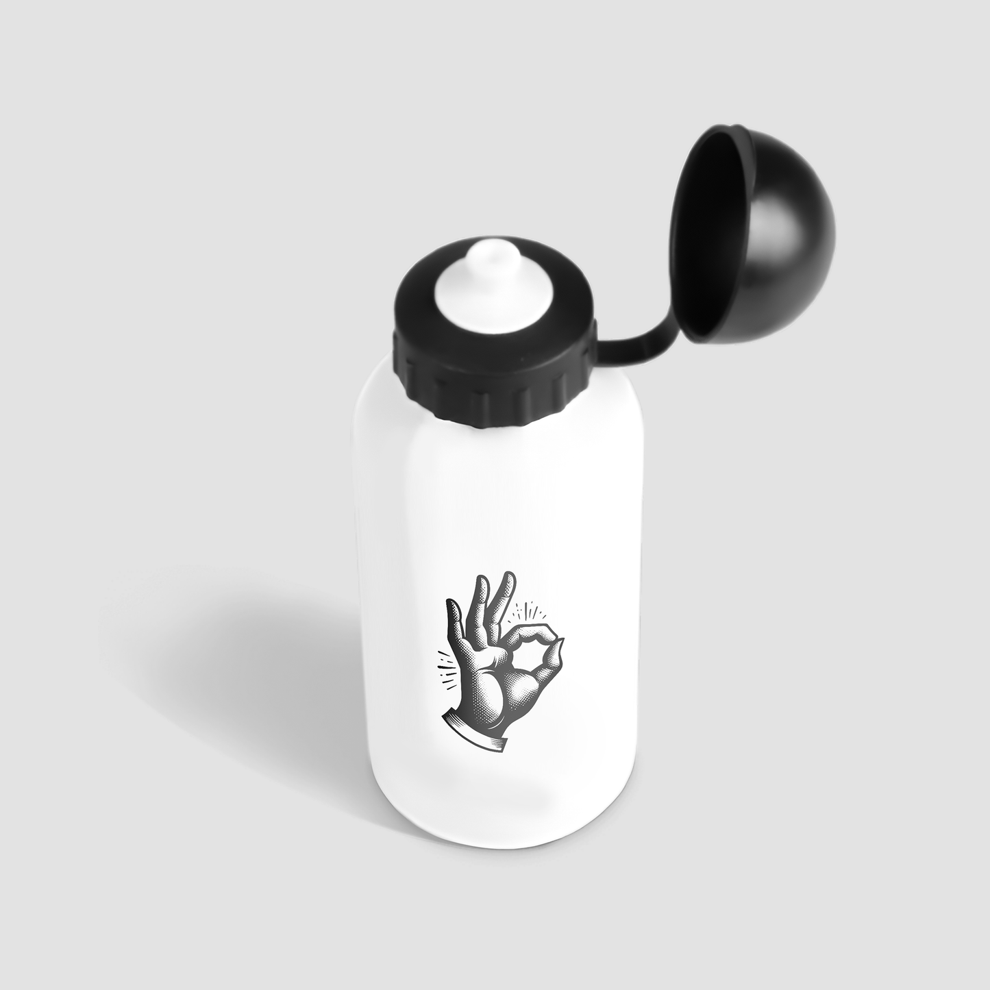 WATERFLES ALUMINIUM - bidon - drinkfles - waterfles - duik - handsignalen
