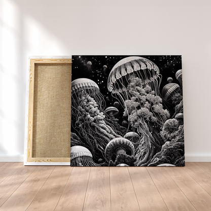 CANVAS - 30x30 - JELLYFISH