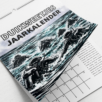 ANNUAL CALENDAR WITH DIVING FACTS